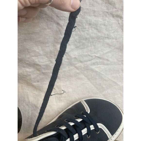 Birkenstock Santa Cruz Women's Size 6-6.5 (EU 37) Fit Navy Canvas Lace Up Shoes - Picture 12 of 12